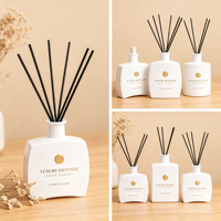 Diffuseur à bâtonnets 200 ml et ensemble cadeau diffuseur à bâtonnets, diffuseur d'arômes de luxe personnalisé, parfum d'ambiance pour la maison