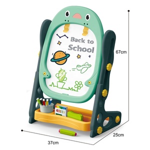 Ürünleri eğitim manyetik çizim oyuncak karikatür penguen çizim şövale oyuncak katlanır çizim kurulu çocuk eğitim masası - Product Image 3