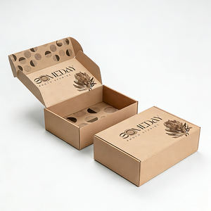 Custom Logo Folding Shipping Boxes Paper <b>Cardboard</b> Corrugated Gift Mailer <b>Box</b> Packaging - Product Image 5