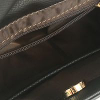 Nouveau Sac Fourre-tout de Luxe en Cuir PU Noir 2026 pour Femme, Haute Qualité, avec Décoration Papillon en Strass et Bandoulière Chaîne