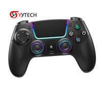 Control de Videojuegos Inalámbrico Syytech BT con Luz RGB para PS5, PC, Dispositivos Android e iOS, Accesorios para Joystick