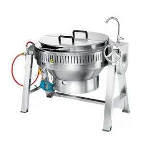 High Quality Industrial Cooker 60L Tilting Jacketed Pot Cooking Steam Jacket Kettle