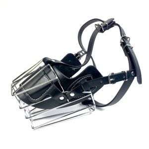 Muselière à rouleau pour chien Muselière à panier respirante pour petits chiens de taille moyenne et de taille X Arrêtez de mordre - Product Image 1