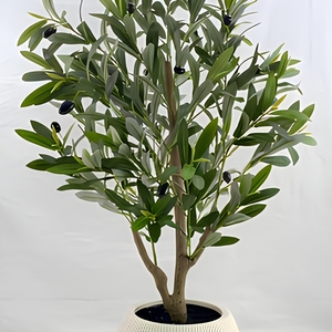 <span class=keywords><strong>Olivier</strong></span> artificiel <span class=keywords><strong>en</strong></span> <span class=keywords><strong>pot</strong></span> avec fruits réalistes - Plante d'intérieur éco-responsable et persistante <span class=keywords><strong>pour</strong></span> la Journée de la <span class=keywords><strong>Terre</strong></span> et les décorations du Nouvel An chinois - Product Image 4