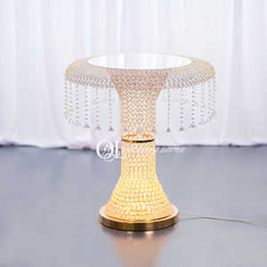 ขาตั้ง<span class=keywords><strong>เค้ก</strong></span>คริสตัลโลหะสีทองขนาด 80 ซม. <span class=keywords><strong>ราคา</strong></span>ประหยัด สำหรับตกแต่งงานแต่งงาน ตกแต่งโต๊ะกลาง วางดอกไม้ พร้อมไฟ สำหรับโต๊ะขนมหวาน - Product Image 5