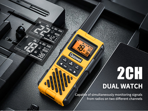 Bán hàng tốt nhất Long Range talkies walki talkies băng tần kép radio cầm tay hai cách phát thanh Analog không thấm nước Walkie Talkie - Product Image 3