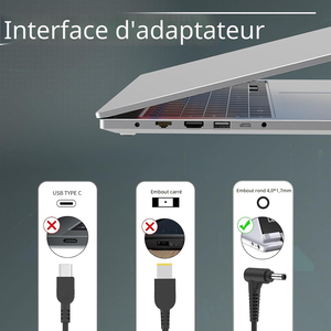 High Durability 65W 20V 3.25A Power Charger For Lenovo, 4017 4.0x1.7mm Connector, Overheat Prevention For Continuous Use - Product Image 2
