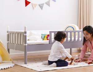 Lit superposé moderne en bois gris Lepinkids Eason avec échelle, lit mezzanine pour enfant, mobilier de maisonnette 160x80cm pour chambre, école, appartement - Product Image 4