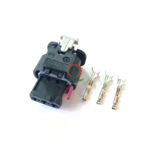 Conector automático impermeable de 3 pines, conector 1718653-1 para VW, Audi 4F0973703A 4F0973703
