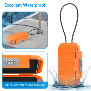 <span class=keywords><strong>Caja</strong></span> <span class=keywords><strong>Fuerte</strong></span> Portátil, Estuche de Seguridad Portátil a Prueba de Agua con Candado de Combinación para Viajes, <span class=keywords><strong>Caja</strong></span> <span class=keywords><strong>Fuerte</strong></span> Pequeña para <span class=keywords><strong>Playa</strong></span> con Cadena Extraíble - Product Image 4