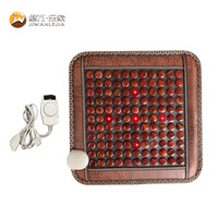 Coussin chauffant Jiwan Lejia en pierre de jade à LED Photon, personnalisé pour salon de bien-être, avec fonction de massage thermique