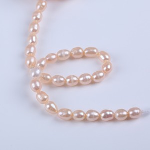 Perlas de Agua Dulce Blancas de 4-5 mm al por Mayor, Perlas Sueltas para Hacer Collares y Pulseras, Accesorios de Zhuji Rice - Product Image 2