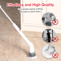 BOOMJOY – brosse de nettoyage sans fil, brosse électrique rotative, épurateur de sol pour la salle de bain