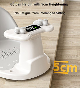 Chaise de bain pliante portable pour enfants <span class=keywords><strong>avec</strong></span> thermomètre Support de <span class=keywords><strong>baignoire</strong></span> stable anti-dérapant Siège de bain pour bébé nouveau-né - Product Image 6