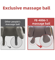Trapezius Shiatsu tissu profond voyage serrant chauffé civière de cou produit de massage oreiller électrique cou et masseur d'épaule