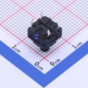 K2-1843DP-M4SW-02 Tactile Switch Through hole Component (THT) Switch 2.5N Through Hole 8mm 8mm - Product Image 2