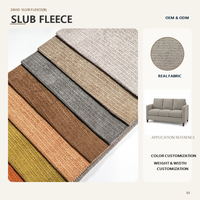 Tissu en molleton slub pour housses de canapé, fauteuils sectionnels et coussins – Largeurs et couleurs personnalisables – Vente en gros de tissus pour canapés