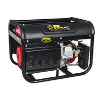 Haushalts-Stromgenerator 4-Takt LPG Gas Elektrischer Generator China POWERVALUE ZH2500 2kW 2kVA Einphasig 110/220V Seilzugstart 12V DC Start