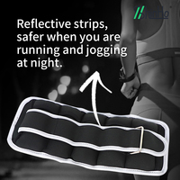 Shinho OEM Poids de cheville et de poignet, conformes aux normes EU PPWR REACH, résistance réglable, sangles réfléchissantes pour l'entraînement, la course et l'exercice cardio.