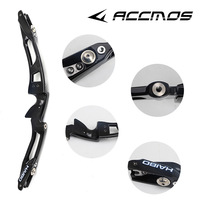 Poignée de tir à l'arc recurve pour le tir de compétition, interface universelle ILF, 25 pouces, usinée CNC, en aluminium aéronautique monobloc