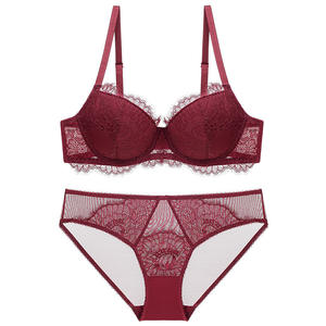 Sous-vêtements sexy en dentelle pour <span class=keywords><strong>cils</strong></span> Grande taille Grande poitrine Petit soutien-gorge anti-affaissement - Product Image 1