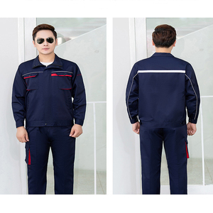 Venta directa de fábrica Diseño de logotipo personalizado Ropa DE TRABAJO Uniforme de trabajador de algodón puro Materia Tela DE TRABAJO personalizada para el trabajo diario - Product Image 5