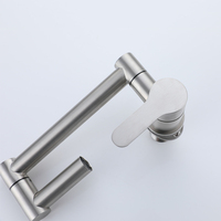 304 acier inoxydable pliable évier robinet section courte économiseur d'eau robinet aérateur universel évier robinet d'eau