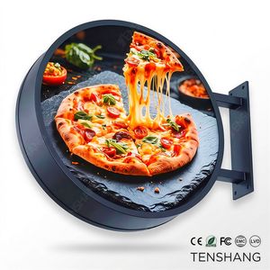 Insegna LED Pubblicitaria Rotonda, Produzione Diretta, Personalizzabile in Dimensioni, Colore e Supporto - Product Image 1