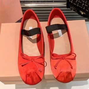 Zapatos planos MIU de alta calidad para mujer, zapatos informales de diseño de lujo a la moda, zapatos planos estilo ballet, cómodos zapatos impermeables para caminar - Product Image 6