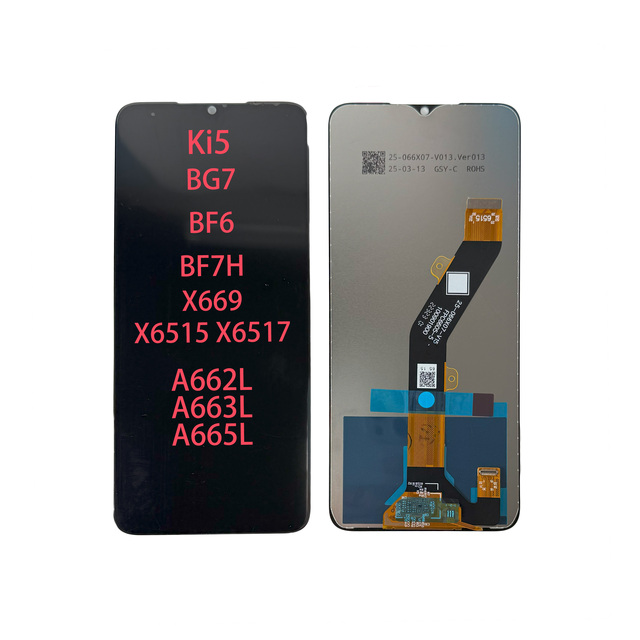 Mobile Phone Lcd for Tecno Spark Go 2023 for Infinix Hot 30i Smart 7 Lcd Display Touch Screen Replacement