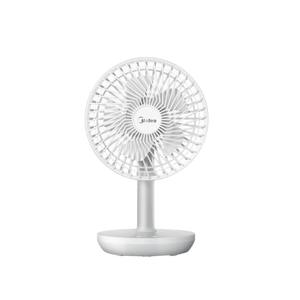 Mini Ventilador de Escritorio Midea de 7 y 9 Pulgadas, Recargable por USB, Portátil, Plegable, Blanco - Product Image 1