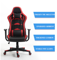 Chaise de jeu inclinable vendue directement par l'usine, chaises de jeu pas chères avec repose-pieds