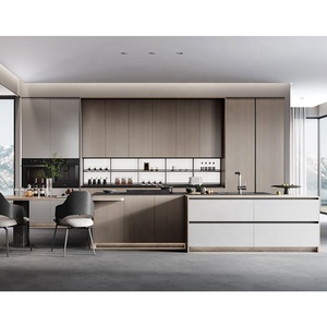 Sofeyia hiện đại Modular tùy chỉnh tủ bếp với bồn rửa vòi Ngăn kéo trượt cho phần cứng dễ dàng làm sạch & Thiết kế bền - Product Image 3