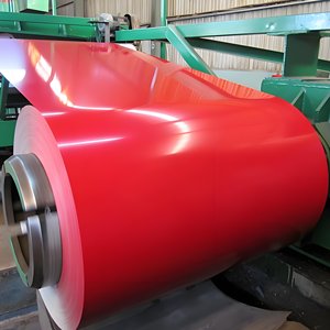 Bobina de acero bảng trắng colour tráng cuộn mã 9016 prepainted thép mạ kẽm 0.4mm ppgl màu tráng thép ppgi cuộn dây - Product Image 3