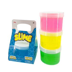 Pot de <span class=keywords><strong>slime</strong></span> amusant certifié ASTM F963, 8 oz. <span class=keywords><strong>Slime</strong></span> cristallin pour cadeaux de fête, remplissage de sacs cadeaux, cadeau de Noël - Product Image 1