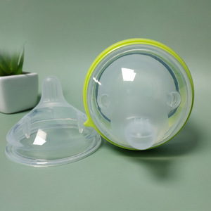Biberón Transparente de 7 cm Libre de BPA con Tetinas de Silicona de Flujo Variable y Boca Ancha para Bebés de 0 a 12 Meses - Product Image 5