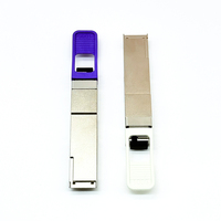 Module optique à fibre QSFP28 BIDI ER 100G, 1310Tx/1280Rx 80km Interface LC, DDM Hot-Pluggable, Compatible Universel