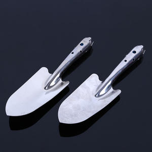 Mini Stainless Steel <b>Garden</b> <b>Trowel</b> Spoon Shaped For Planting Flowers And Grass Silver Metal Handle - Product Image 1