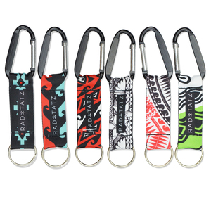 Colorato moschettone corto cordino <span class=keywords><strong>da</strong></span> polso fettuccia Design gratuito Laynards in poliestere personalizzato cinturino <span class=keywords><strong>da</strong></span> polso a mano cordino <span class=keywords><strong>portachiavi</strong></span> - Product Image 3