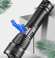 Lampe de poche à lumière forte LED Lampe torche tactique rechargeable par USB Lampe haute puissance 1000m Lanterne lumineuse Camping en plein air