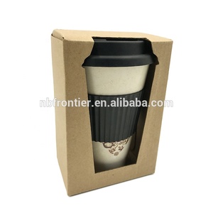 Eco amigable logotipo personalizado <span class=keywords><strong>de</strong></span> dibujos animados <span class=keywords><strong>de</strong></span> <span class=keywords><strong>tazas</strong></span> con embalaje independiente - Product Image 2