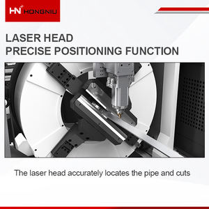 कार्बन स्टील पाइप लेजर काटने मशीन 3000w 6000w राउंड आयताकार ट्यूब कटर कोण प्रोफ़ाइल - Product Image 3