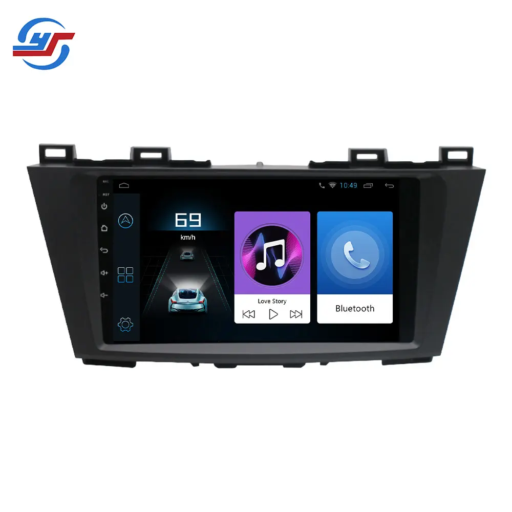 9 "Android Car Frame Multimedia Android Auto Carplay Autoradio-Player für Mazda 5 3 Cw