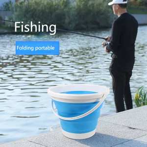 Seau de rangement en plastique, <span class=keywords><strong>pour</strong></span> le <span class=keywords><strong>Camping</strong></span>, la pêche, le mur, la voiture, Portable, personnalisé, de haute qualité, 50 unités, 2022 - Product Image 4