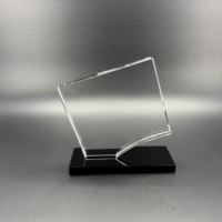 Trophée de golf en cristal personnalisé pas cher, récompenses sportives en verre, gravure de texte personnalisée, souvenir de champion de golf, cadeau en gros