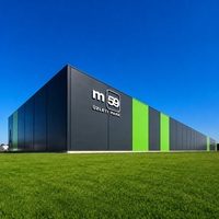 Conception de centre de stockage préfabriqué à grande portée en structure métallique pour entrepôt logistique industriel