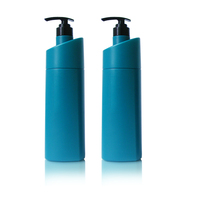Bouteille de shampooing en HDPE de 1 litre avec pompe, conteneur de lotion rechargeable de 1000 ml, logo personnalisé