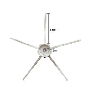 Pièces de rechange pour aspirateur à brosse latérale à 5 bras pour <span class=keywords><strong>Xiaomi</strong></span> <span class=keywords><strong>Roborock</strong></span> Q5 V20S P10 G10 G20 S8 Q7 T8 S6 S5 MaxV MAX S4 <span class=keywords><strong>E4</strong></span> S50 S55 T7S S7 - Product Image 2