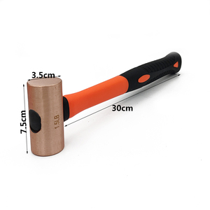 Marteau en cuivre rouge de haute qualité IMPA 612643-45 avec manche composite, qualité DIY et industrielle, fabriqué en Chine - Product Image 3