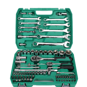 Kit d'outils de mécanicien en acier inoxydable pour la réparation de voitures comprenant des clés à cliquet étui de réparation à domicile paquet de sac OEM - Product Image 1